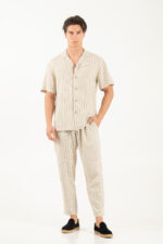 Πουκάμισο Vittorio 800-25-TINOS Beige - Image 2