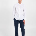 Λινό πουκάμισο Vittorio 800-25-500 WHITE