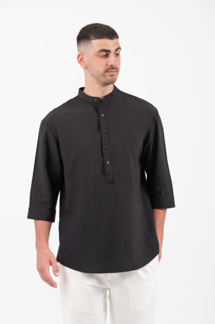 Πουκάμισο Vittorio 800-25-124	BLACK