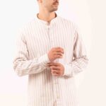 Λινό Πουκάμισο Vittorio 800-25-600 BEIGE