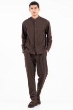 Overshirt Vittorio 300-2526-MORRONE BROWN - Image 2