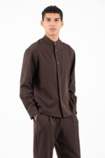 Overshirt Vittorio 300-2526-MORRONE BROWN - Image 4