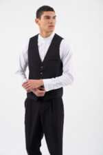 Γιλέκο Vittorio 1100-2526-VINTO BLACK - Image 3