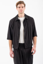 Overshirt Vittorio 300-26-GROSSETO BLACK - Image 6