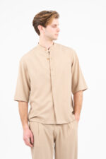 Overshirt Vittorio 300-26-MORRONE BEIGE - Image 4