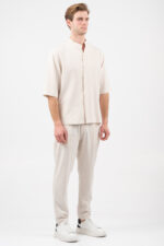 Overshirt Vittorio 300-26-MORRONE STONE - Image 3