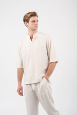 Overshirt Vittorio 300-26-MORRONE STONE - Image 5