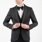 Κοστούμι γαμπριάτικο Vittorio 100-26-SMOKIN-1 BLACK