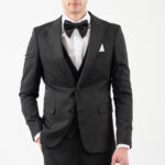 Κοστούμι γαμπριάτικο Vittorio 100-26-GARDONE BLACK