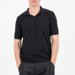 Πλεκτή μπλούζα Vittorio 700-26-001 BLACK