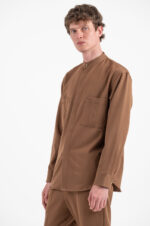 OVERSHIRT VITTORIO 300-2526-CITY BROWN - Image 8