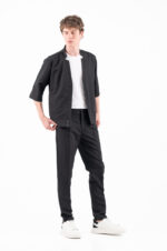 Overshirt Vittorio 300-26-BENITO BLACK - Image 3