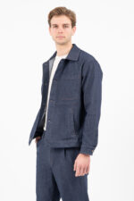Overshirt Vittorio 300-26-BOLSENA BLUE - Image 3