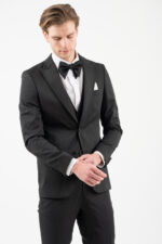 Κοστούμι γαμπριάτικο Vittorio 100-26-GARDONE BLACK - Image 11