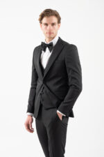Κοστούμι γαμπριάτικο Vittorio 100-26-GARDONE BLACK - Image 15