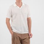 Πλεκτή μπλούζα Vittorio 700-26-004 ECRU