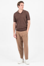 Πλεκτή μπλούζα Vittorio 700-26-005 BROWN - Image 3