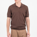 Πλεκτή μπλούζα Vittorio 700-26-005 BROWN