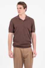 Πλεκτή μπλούζα Vittorio 700-26-005 BROWN