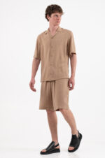 Πουκάμισο Vittorio 800-26-VALLEZZIA BEIGE - Image 3