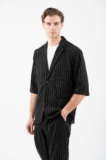 Overshirt Vittorio 300-26-DAVIDE BLACK - Image 4