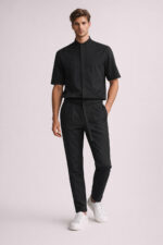 Overshirt Vittorio 300-26-BORETTO BLACK - Image 2