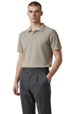 Πλεκτή μπλούζα Vittorio 700-26-003 BEIGE