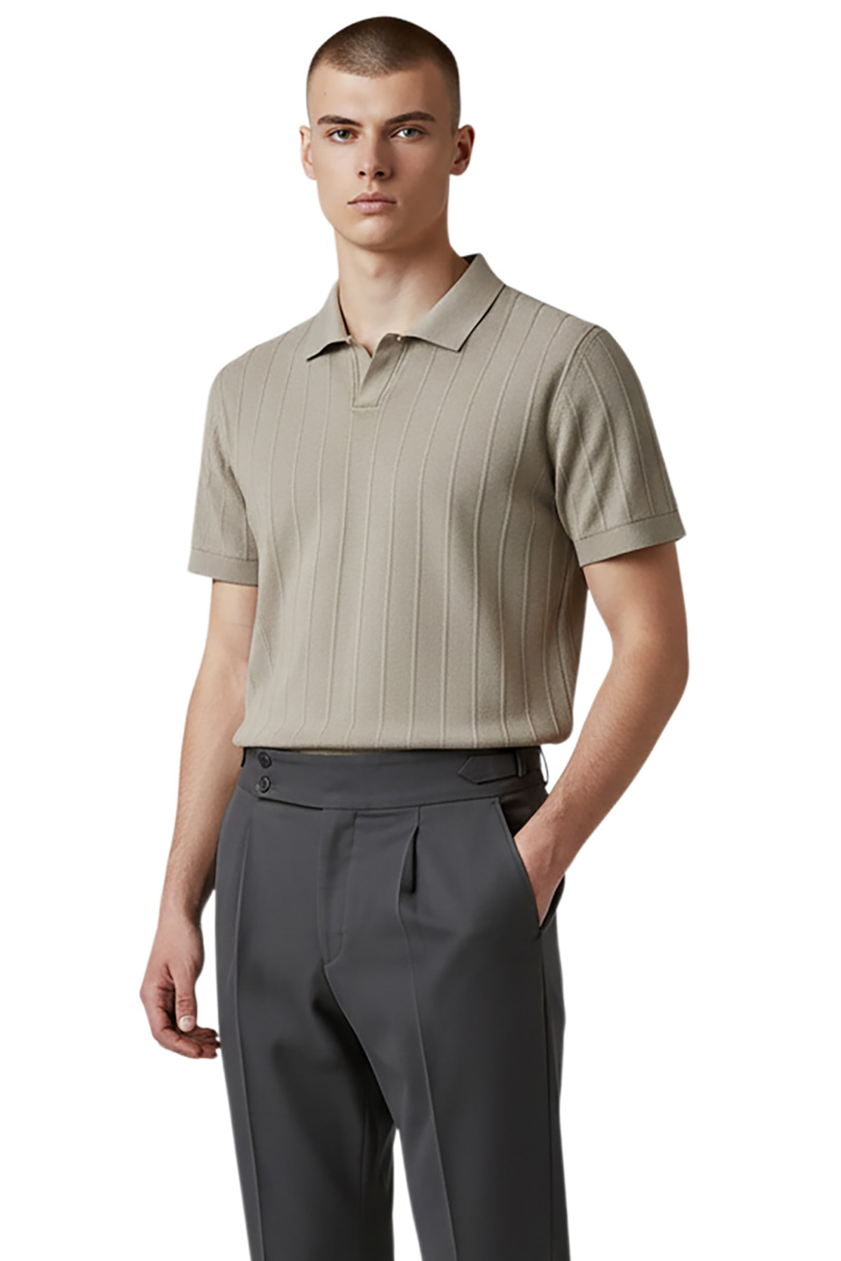 Πλεκτή-μπλούζα-Vittorio-700-26-004-011.jpg Πλεκτή μπλούζα Vittorio 700-26-003 BEIGE - Image 1