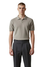 Πλεκτή μπλούζα Vittorio 700-26-003 BEIGE - Image 2