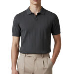 Πλεκτή μπλούζα Vittorio 700-26-003 BLACK