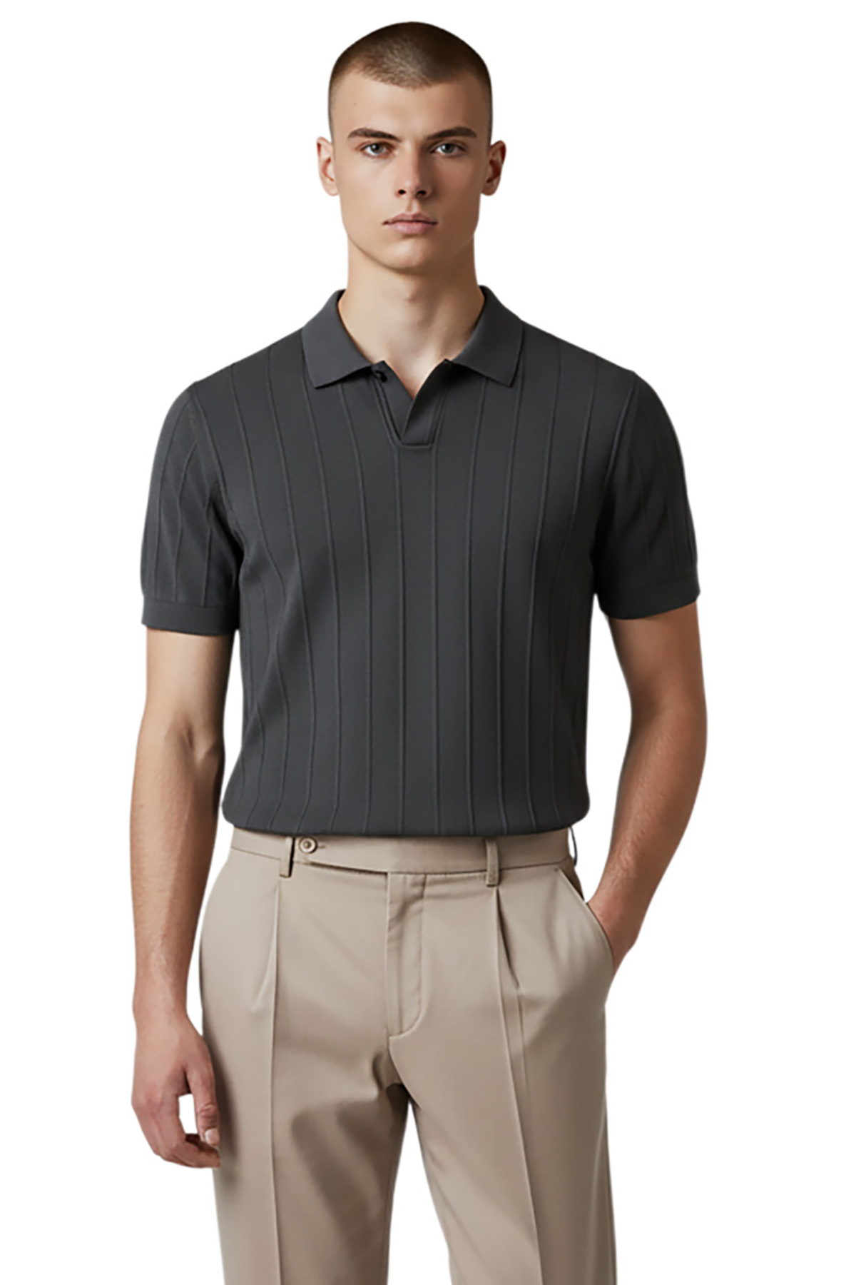 Πλεκτή-μπλούζα-Vittorio-700-26-004-016.jpg Πλεκτή μπλούζα Vittorio 700-26-003 BLACK - Image 1