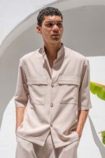 Overshirt Vittorio 300-26-BOSA BEIGE