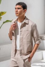 Overshirt Vittorio 300-26-ETTORE BEIGE