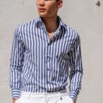 Πουκάμισο Vittorio 800-2526-0020 BLUE