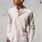 Λινό Πουκάμισο Vittorio 800-25-601 BEIGE