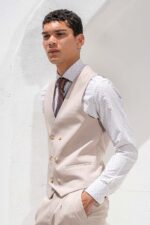 Γιλέκο Vittorio 1100-26 SPEZZIA BEIGE - Image 2