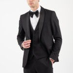 Κοστούμι γαμπριάτικο Vittorio 100-26-SMOKIN BLACK