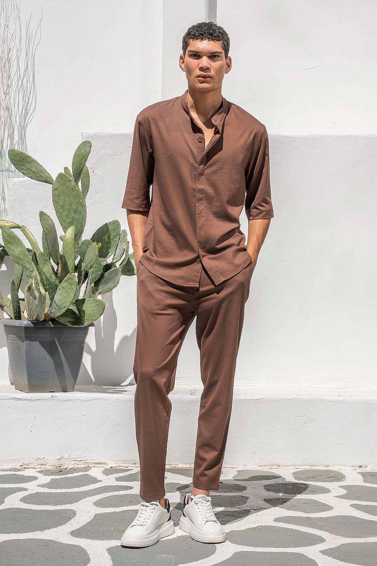 2-Overshirt-Vittorio-300-25-SANTO.jpg Overshirt Vittorio 300-25-SANTO BROWN - Image 1