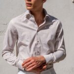 Πουκάμισο Vittorio 800-2526-0010 BEIGE
