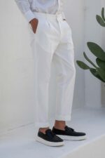 Παντέλονι Vittorio 500-26-MACERINO WHITE - Image 5