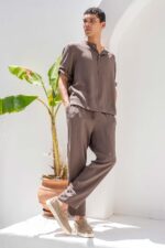 Overshirt Vittorio 200-26-TOSCANI BROWN - Image 5