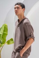 Overshirt Vittorio 200-26-TOSCANI BROWN - Image 2