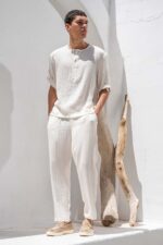 Overshirt Vittorio 200-26-TOSCANI OFF WHITE - Image 3