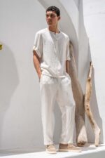 Overshirt Vittorio 200-26-TOSCANI OFF WHITE - Image 4