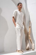 Overshirt Vittorio 200-26-TOSCANI OFF WHITE - Image 5