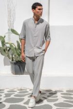Overshirt Vittorio 300-25-SANTO GREY - Image 5
