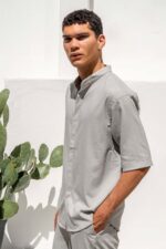 Overshirt Vittorio 300-25-SANTO GREY - Image 4