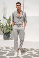 Overshirt Vittorio 300-25-SANTO GREY - Image 2