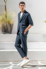 Overshirt Vittorio 300-26-ANGELO NAVY - Image 3