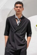 Overshirt Vittorio 300-26-BENALIO BLACK - Image 3